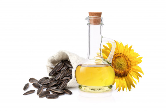High-oleic sunflower oil, crude and refined
