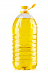 Refined sunflower oil of brand P in PET bottles 10L